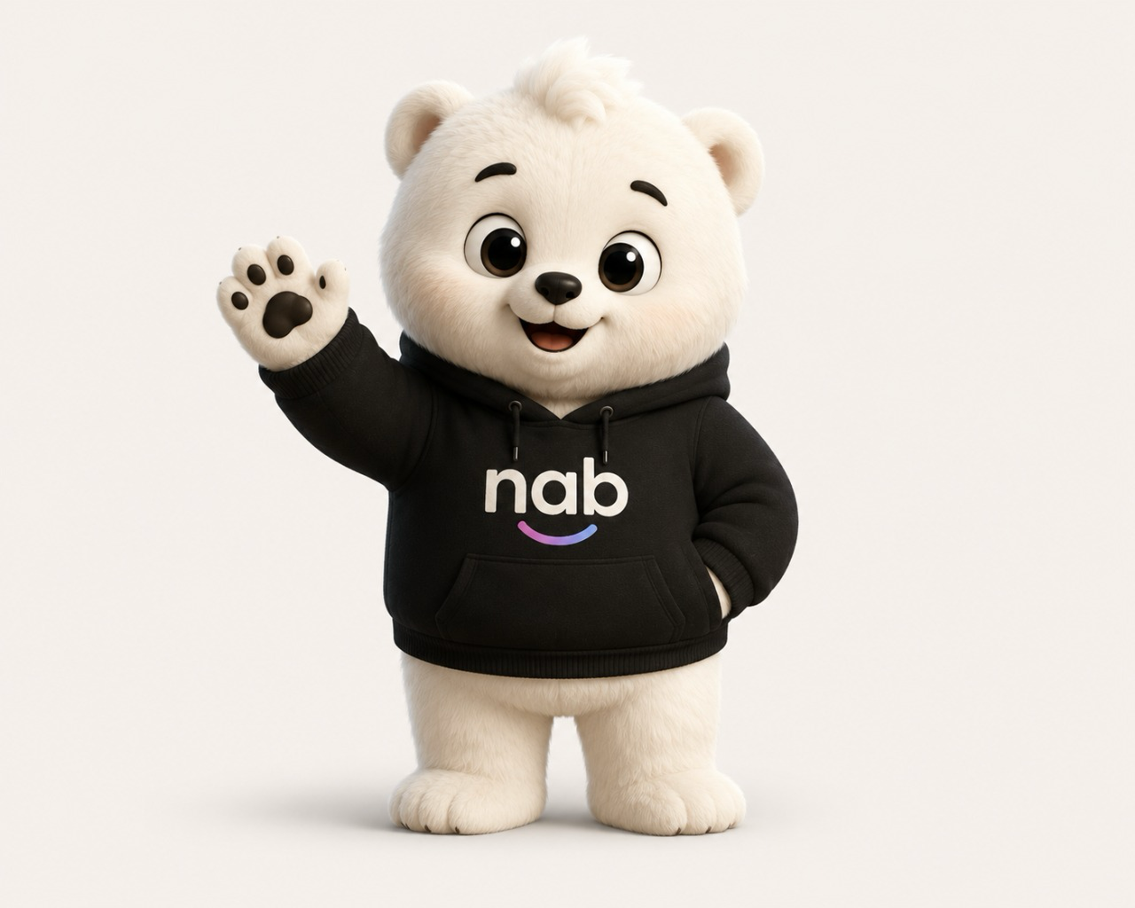 Nab bear waving
